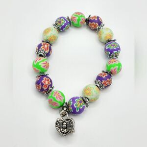 Alexa's angels beaded heart prayer box bracelet